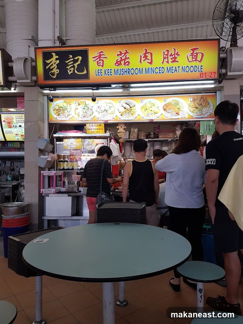 Lee Kee Mushroom Minced Meat Noodle