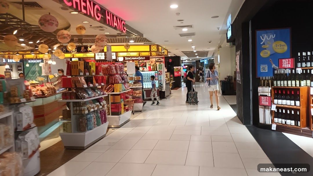 Mall Interior with Shops