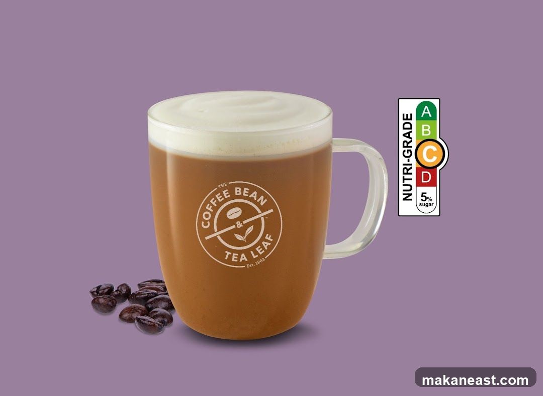 Coffee Drink with Nutri-Grade Label