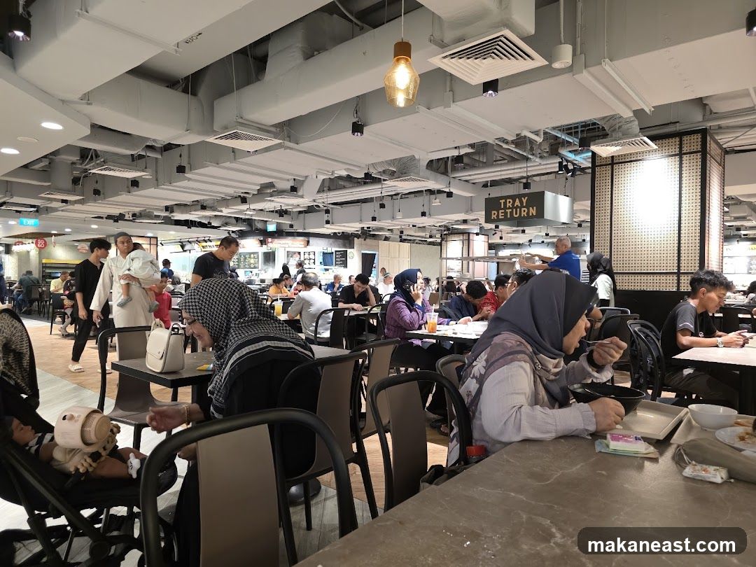 Busy Food Court