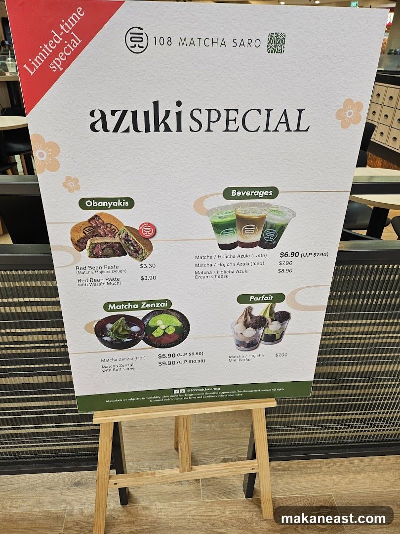 Azuki Special Menu