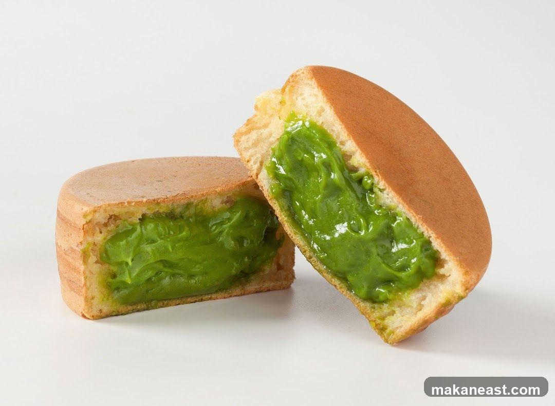 Matcha Cream Filled Pastries