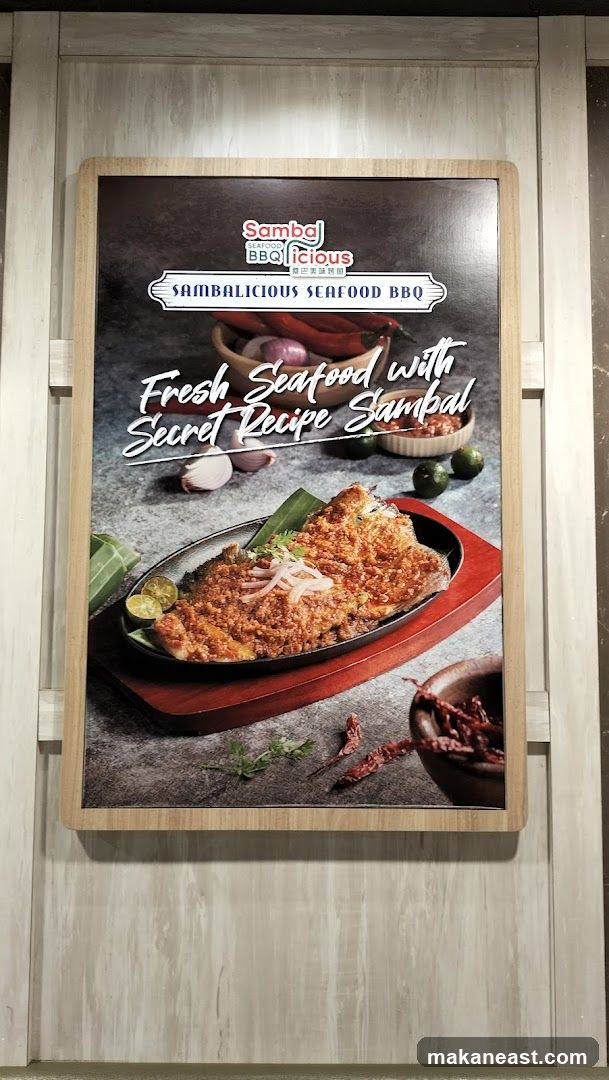 Sambalicious Seafood BBQ Advertisement