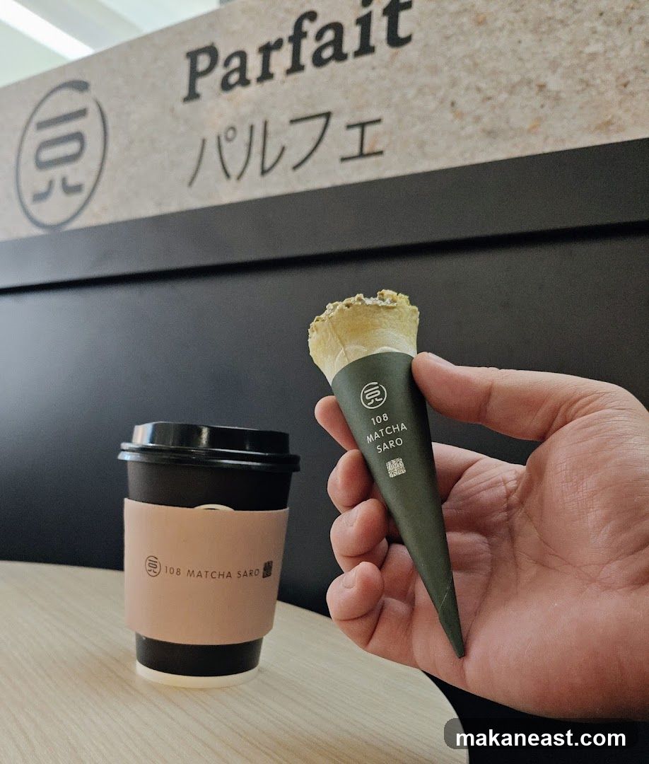 Matcha Parfait and Coffee