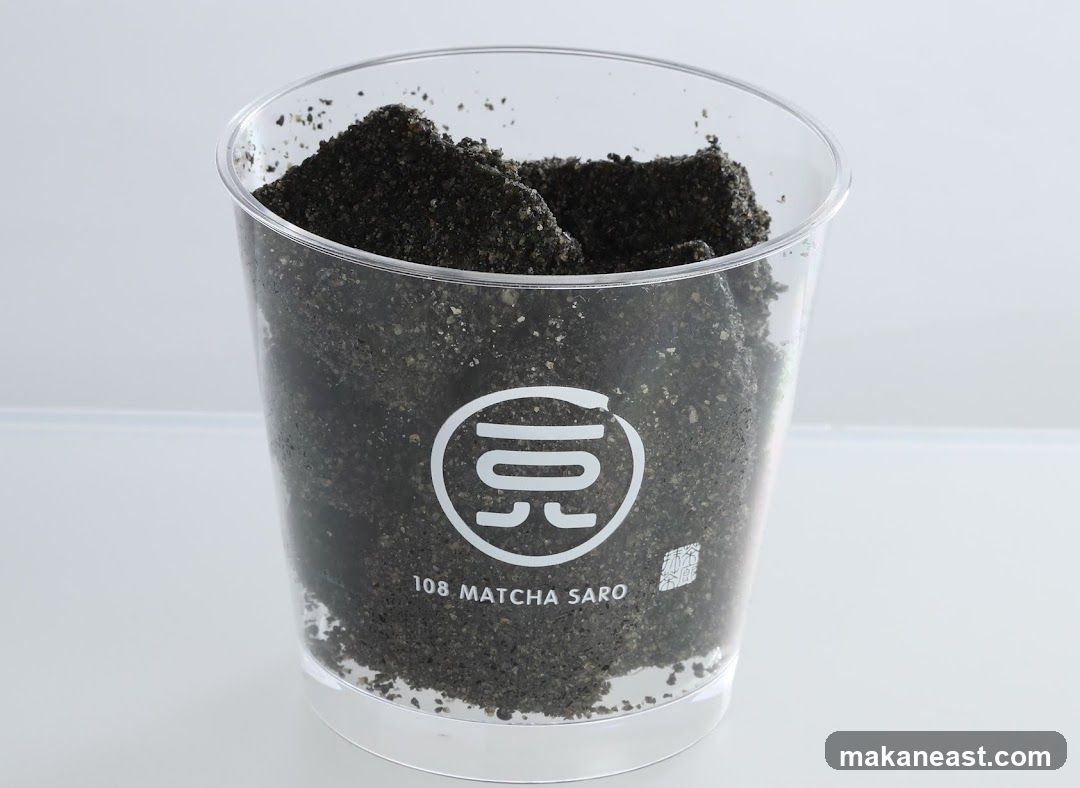 Black Sesame Powder in a Cup