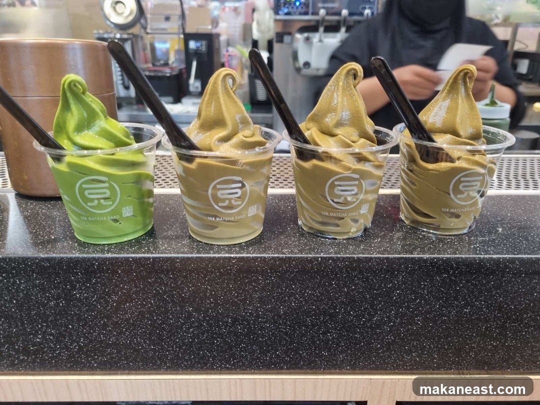 Matcha Soft Serve Ice Cream