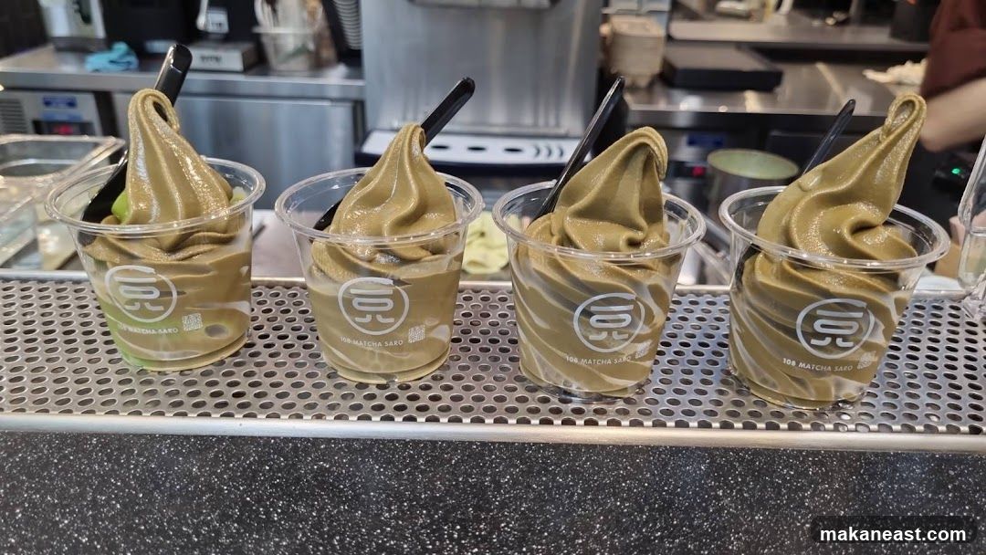 Matcha Soft Serve Ice Cream