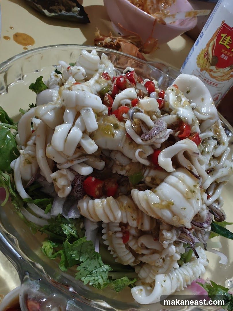 Spicy Squid Salad