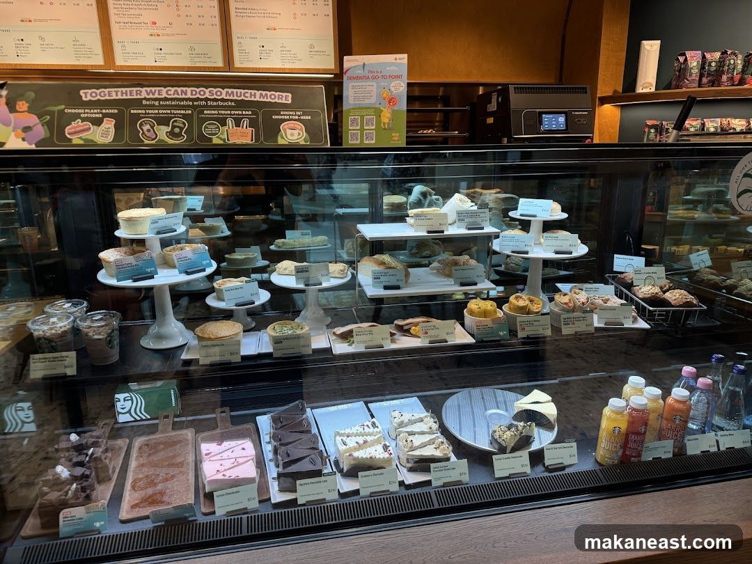 Starbucks Pastry Display