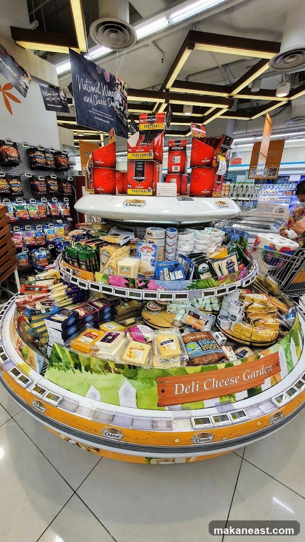 Deli Cheese Garden Display