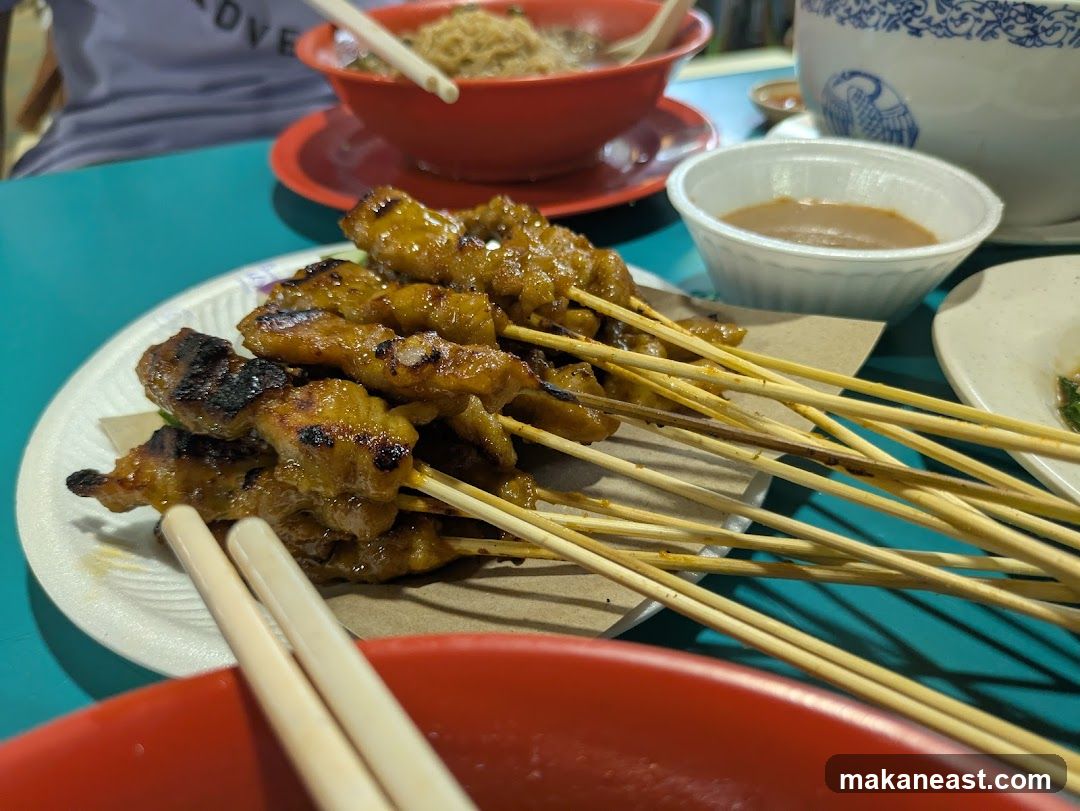 Satay Skewers with Peanut Sauce