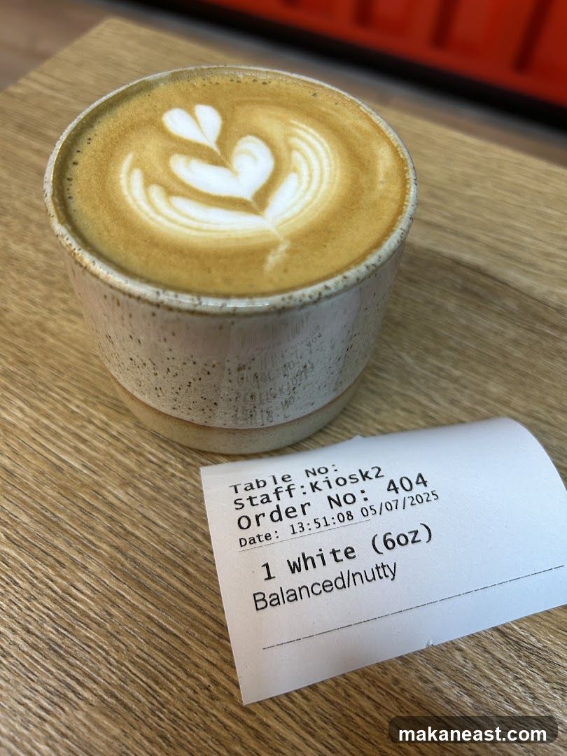 Coffee with Receipt