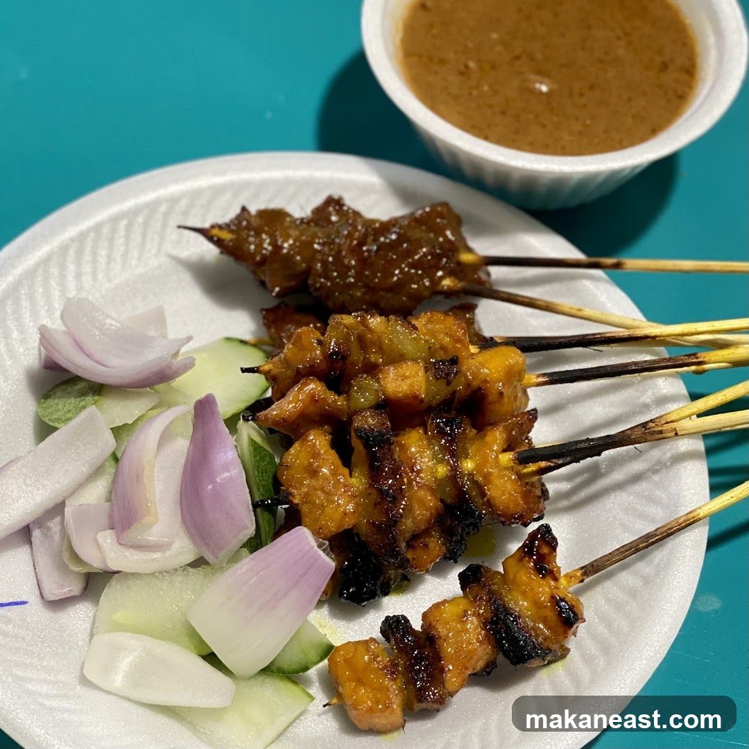 Chicken Satay with Peanut Sauce