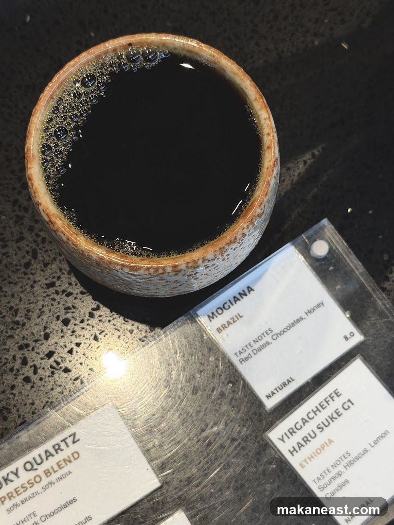 Coffee Menu