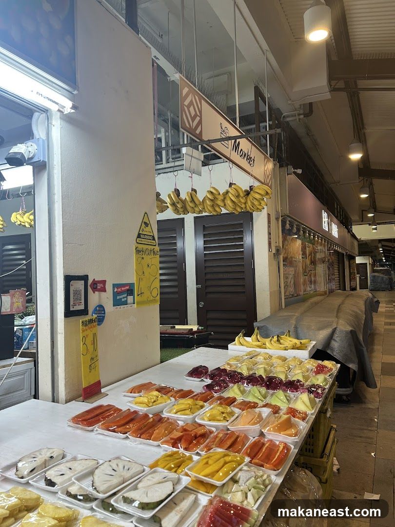 Fresh Cut Fruit Stall