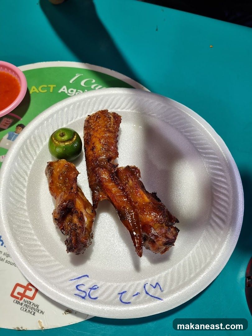 Chicken Wings with Lime and Sauce