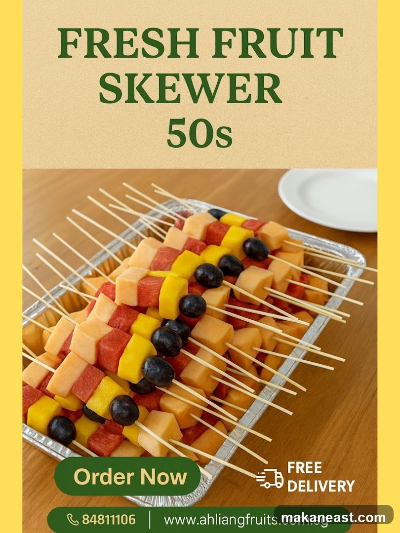 Fresh Fruit Skewers