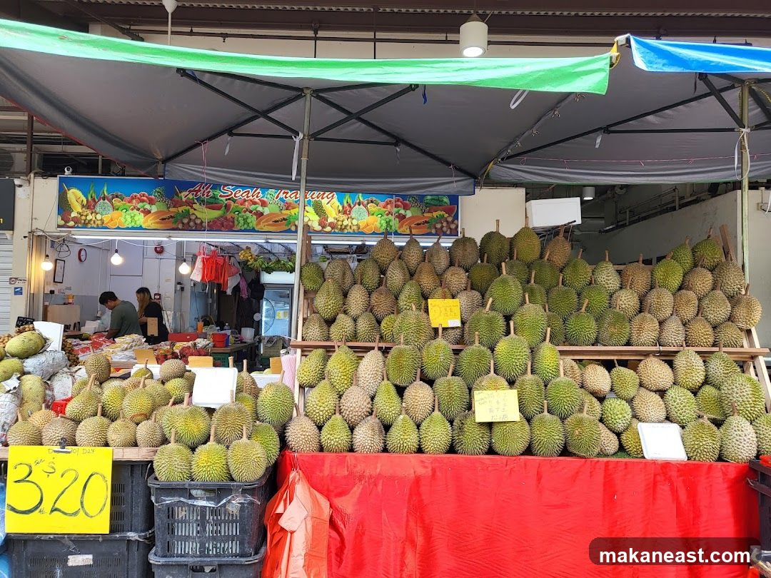 Fruit Stall with Durians