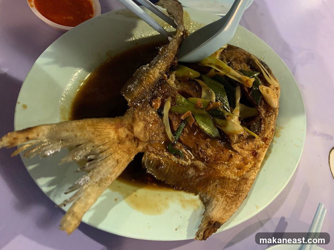 Fried Fish with Scallions