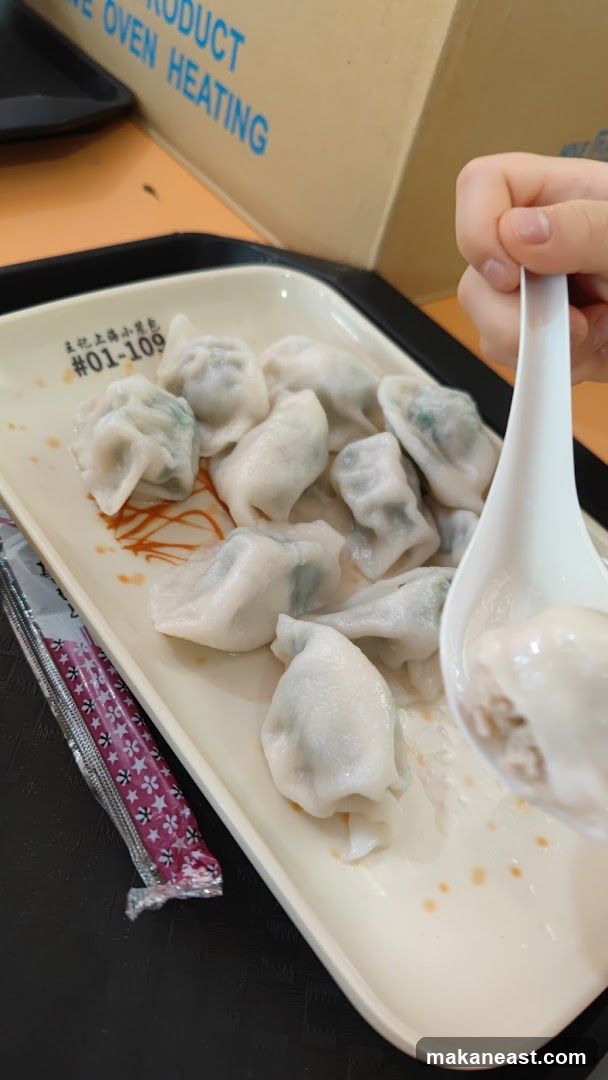 Dumplings on a Plate