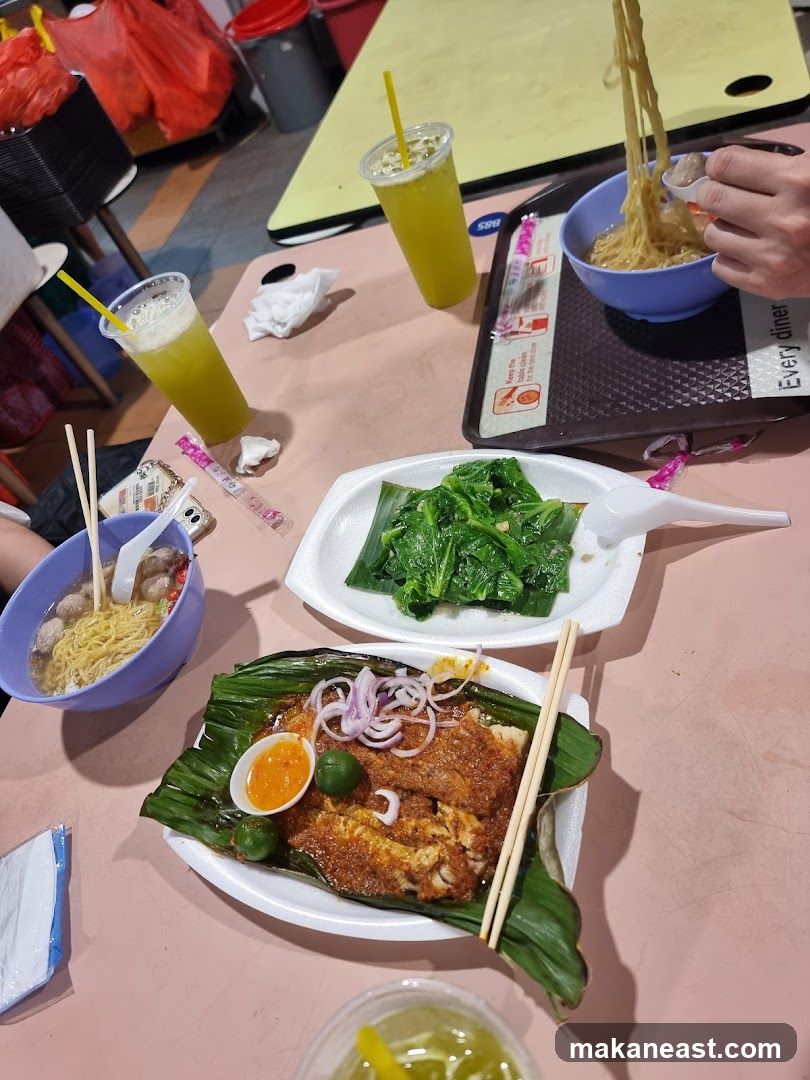 Food and Drinks on Table