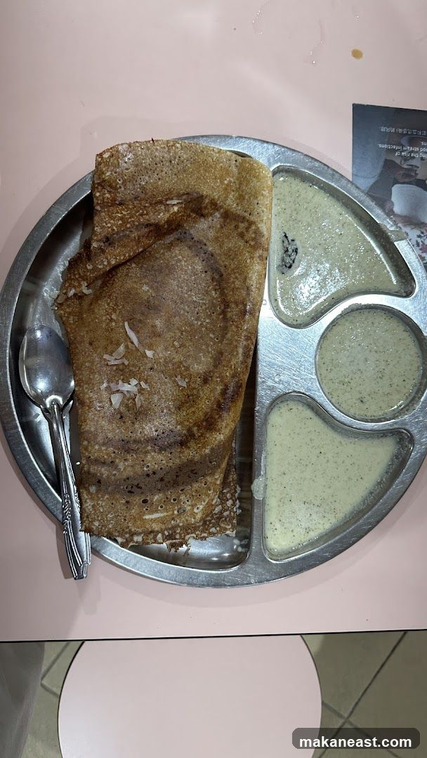 Dosa with Chutneys
