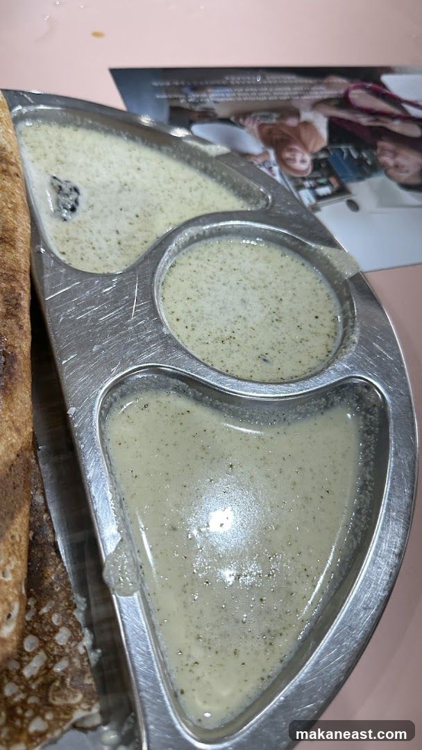 Dosa with Chutney