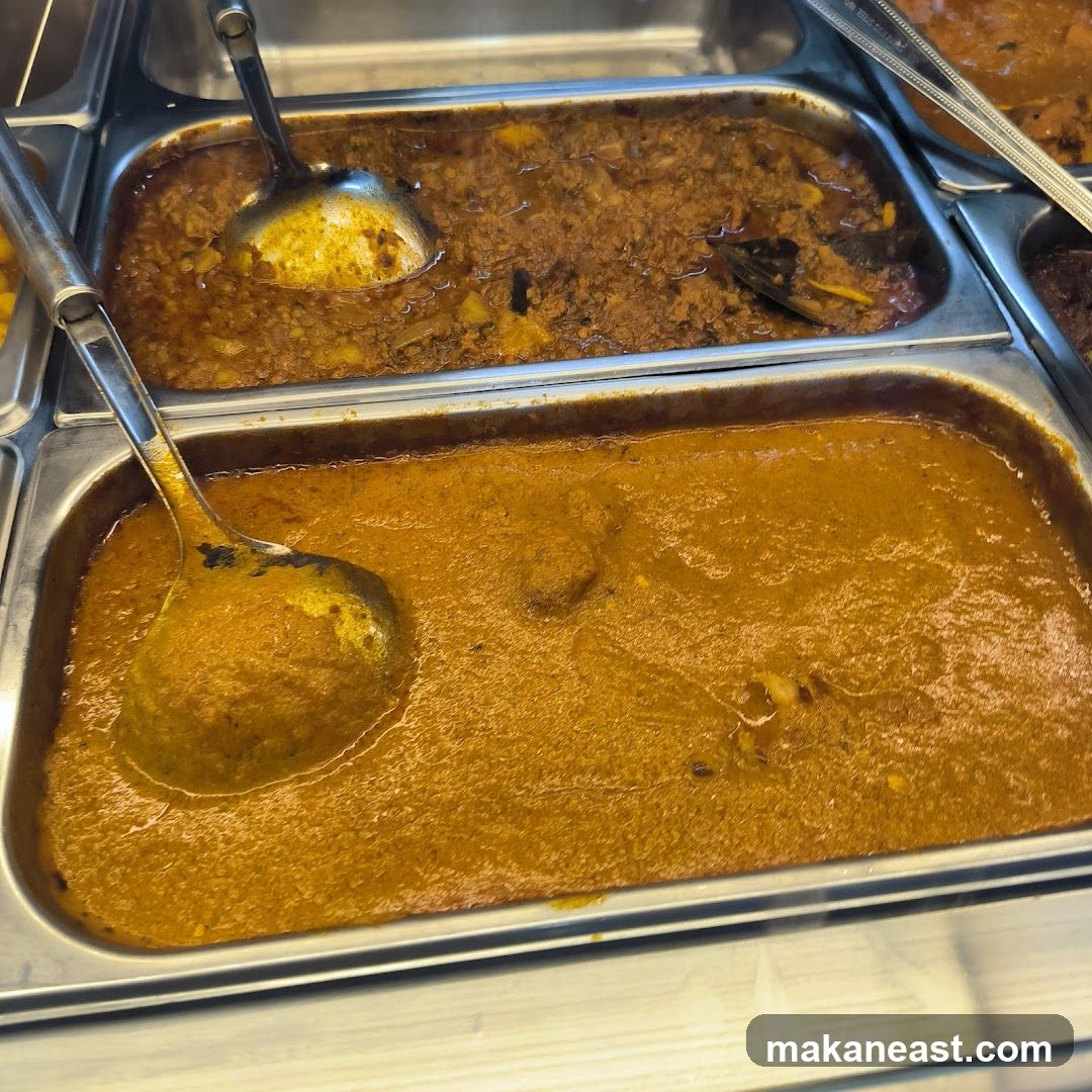 Buffet Trays of Indian Food