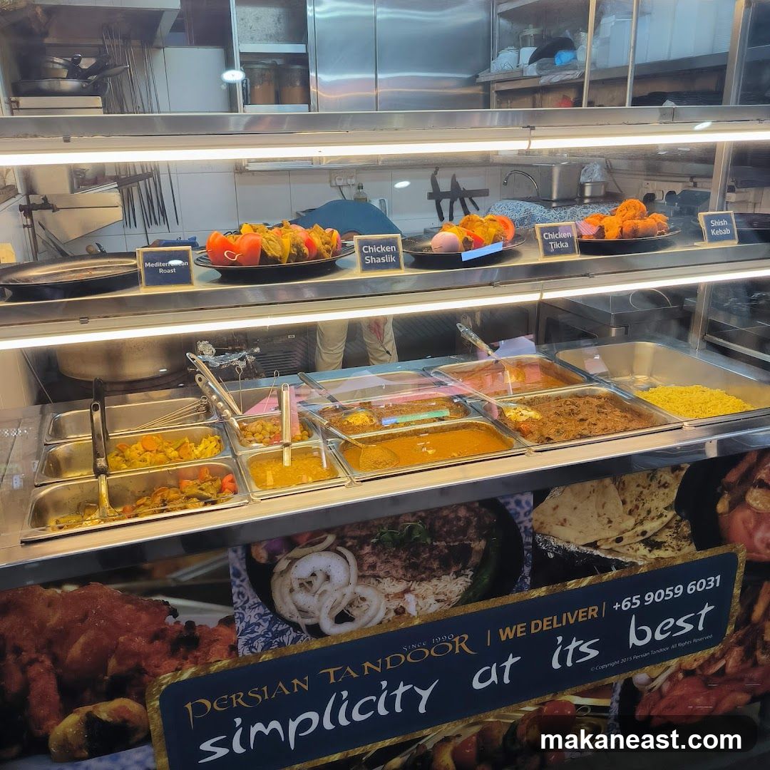 Persian Tandoor Food Display