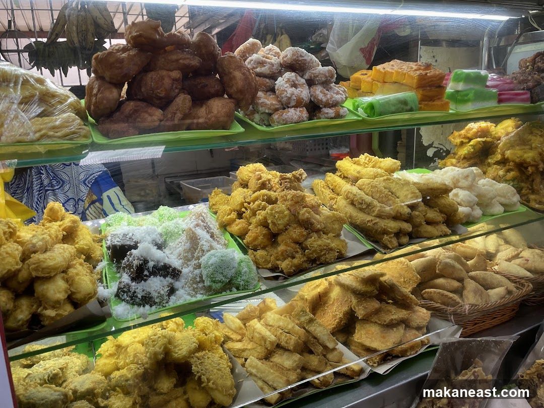 Fried Snacks and Desserts Display