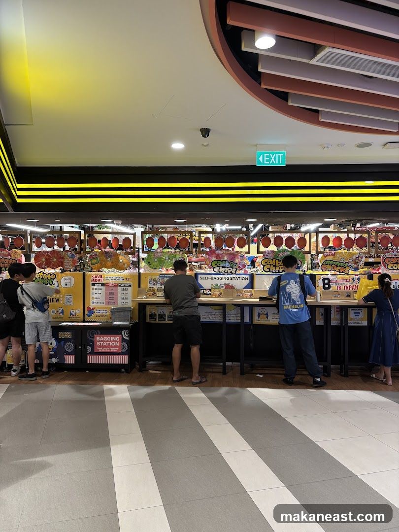 Snack and Gachapon Booth