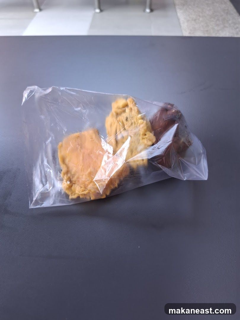 Fried Snacks in Plastic Bag