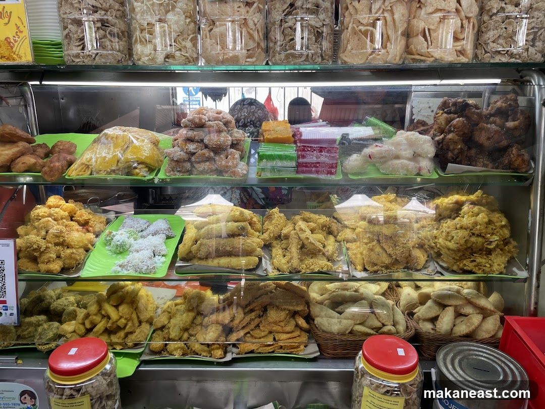 Fried Snacks and Desserts Display