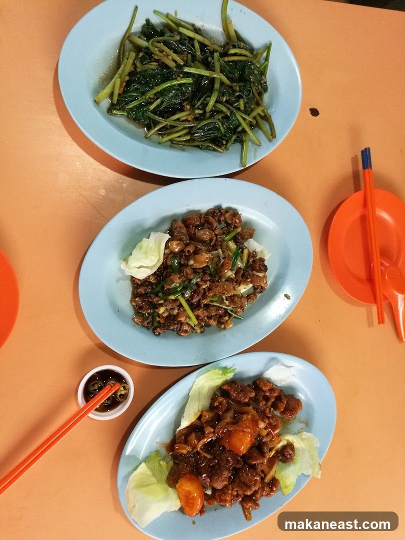 Three Plates of Food