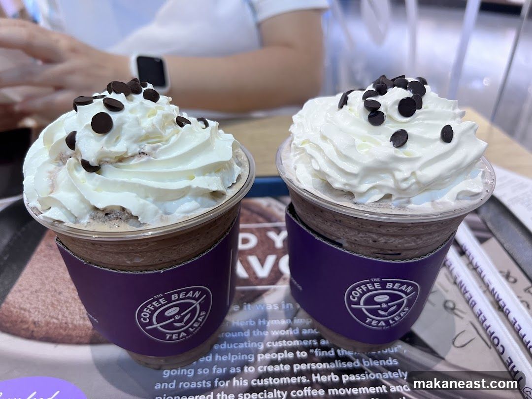 Two Chocolate Frappuccinos