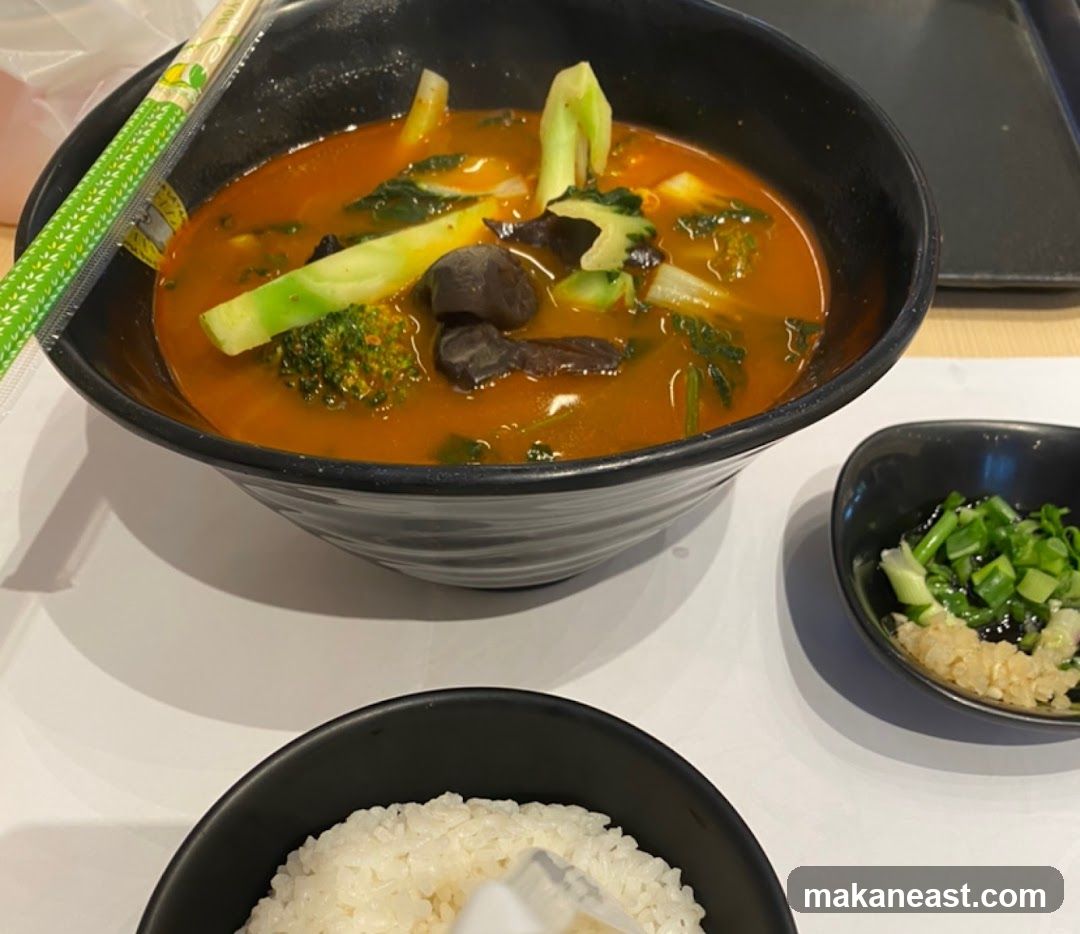 Spicy Noodle Soup with Rice