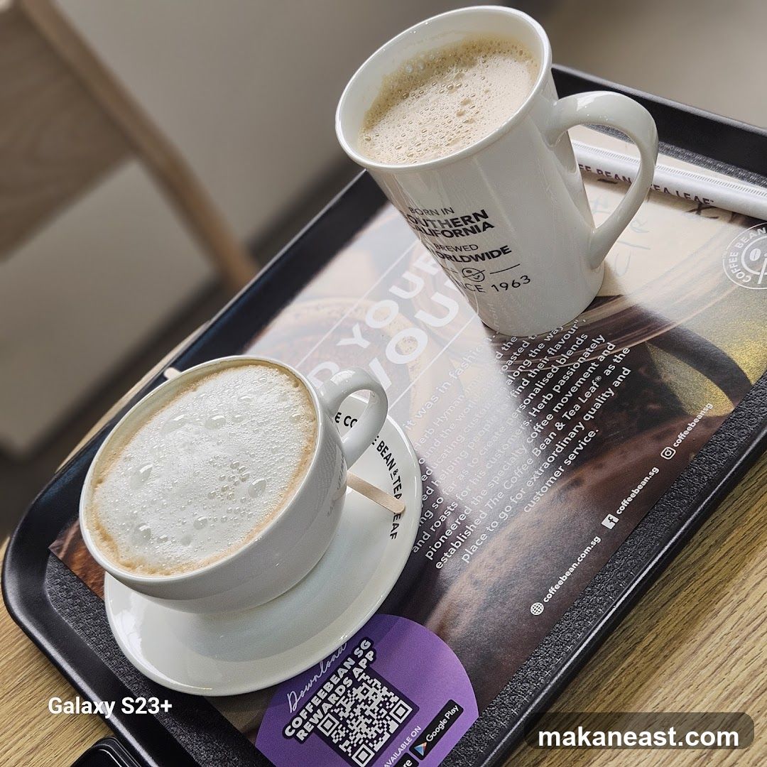 Coffee Drinks on a Tray