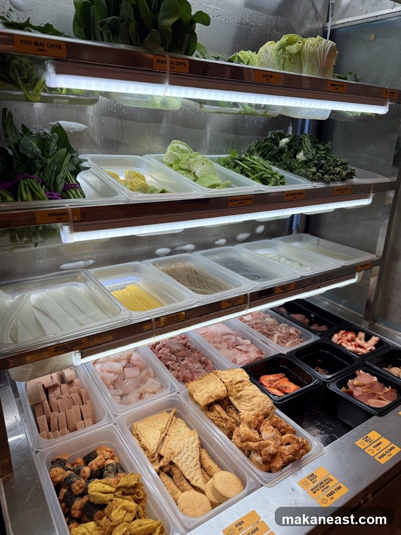Assortment of Ingredients for Hot Pot