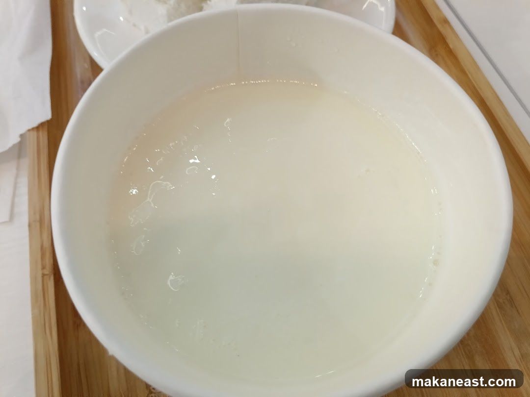 Bowl of liquid