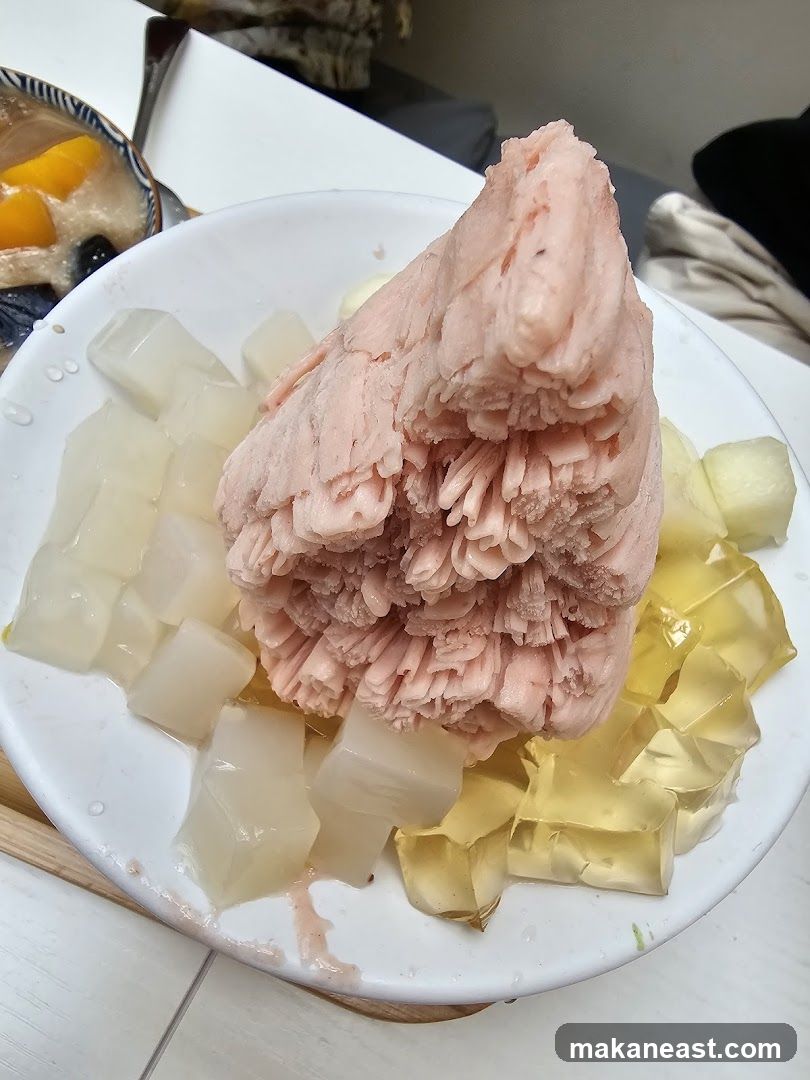 Shaved Ice Dessert