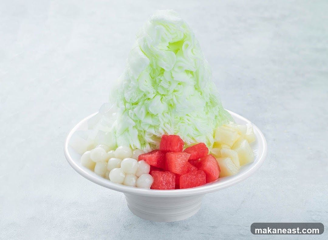 Shaved Ice Dessert