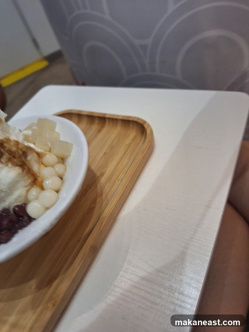 Dessert on a table