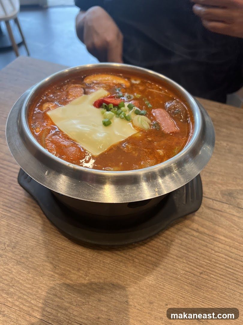 Spicy Stew with Cheese