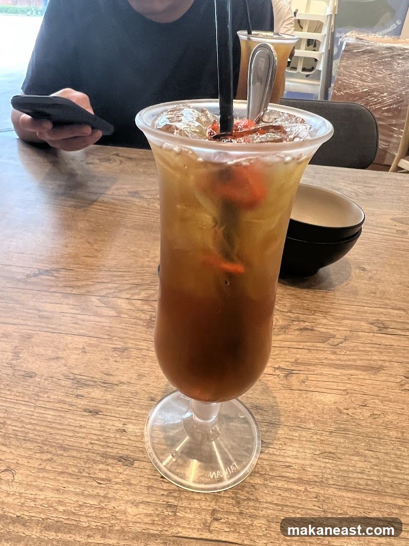 Iced Tea with Fruit