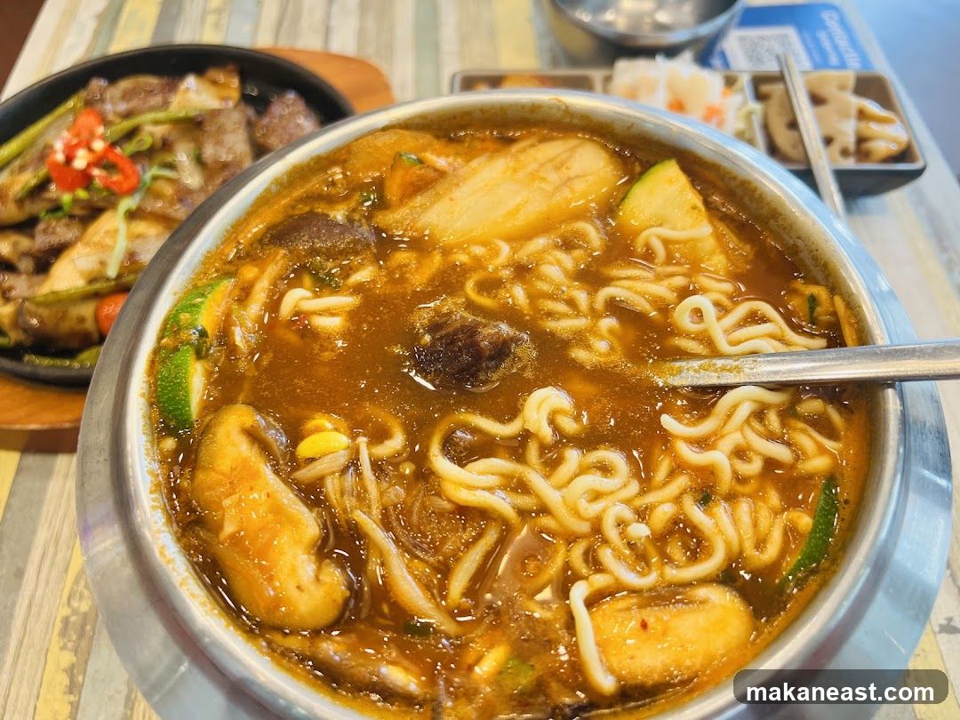 Korean Stew and Beef Dish