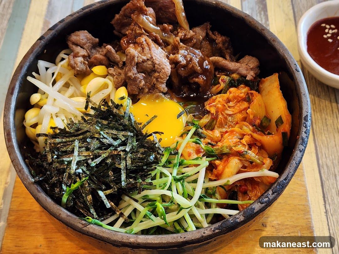 Bibimbap in a Stone Bowl