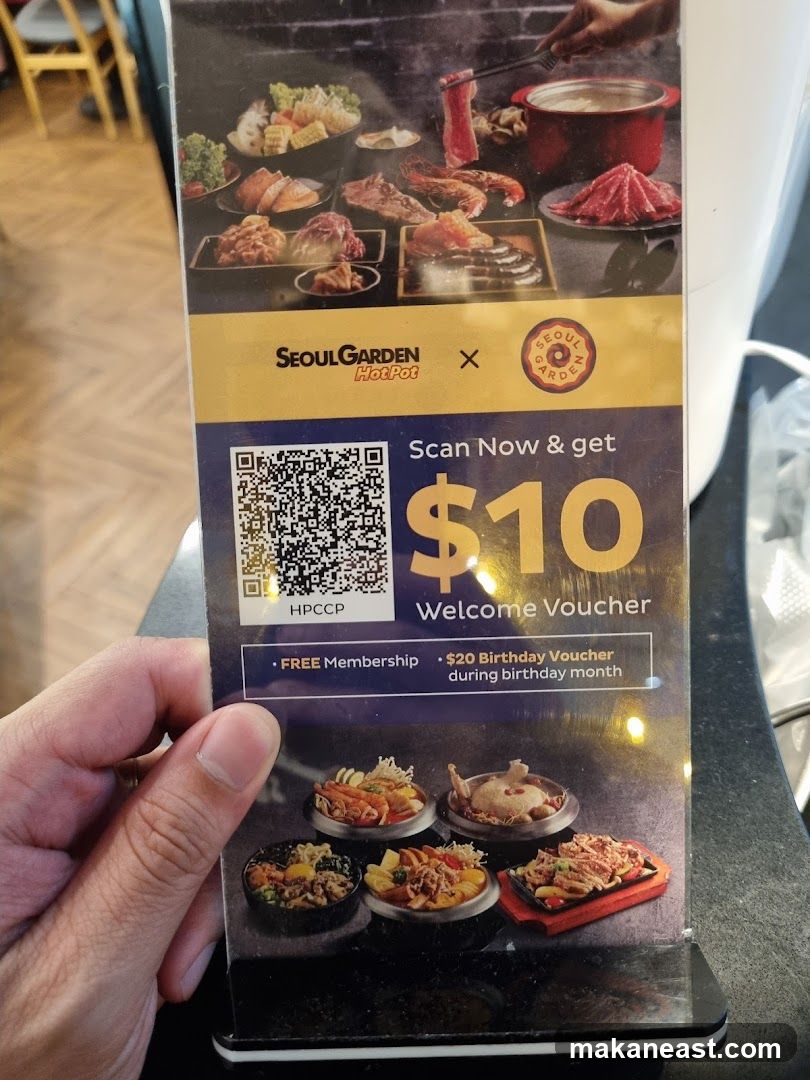 Seoul Garden Hot Pot Promotion