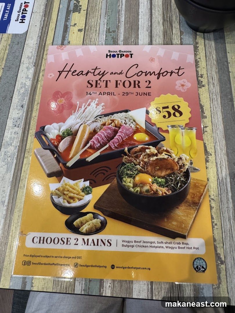 Seoul Garden Hotpot Set for 2
