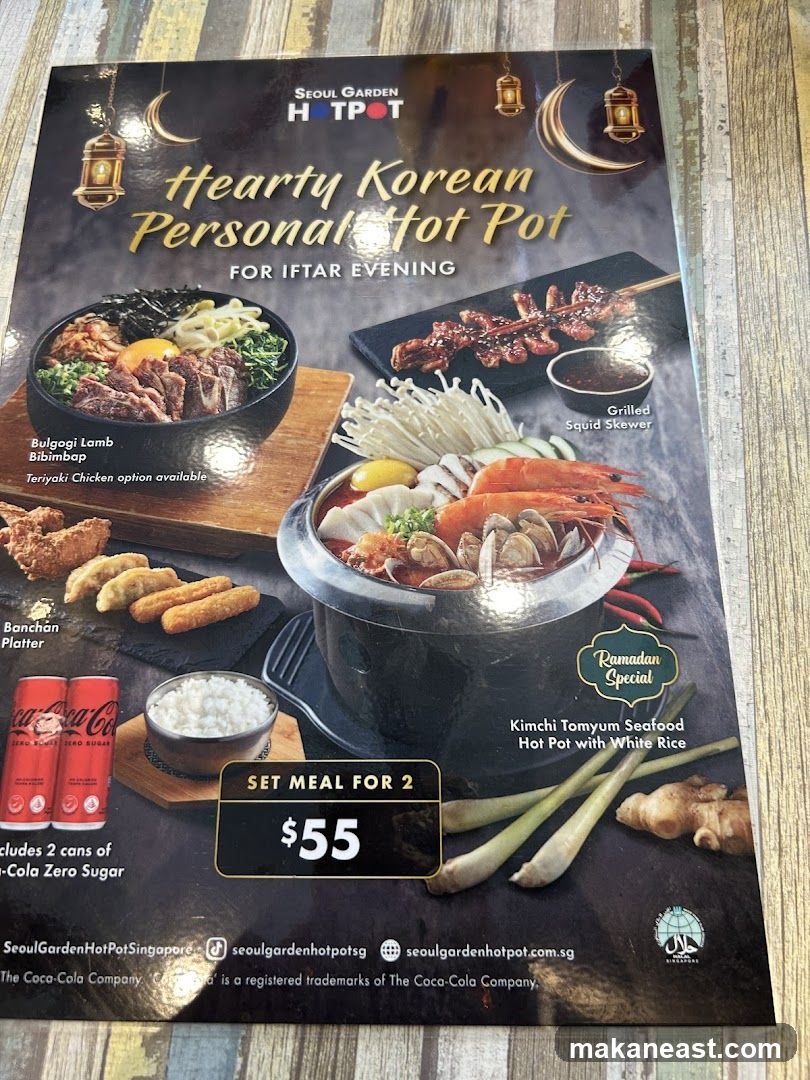 Hearty Korean Personal Hot Pot for Iftar Evening