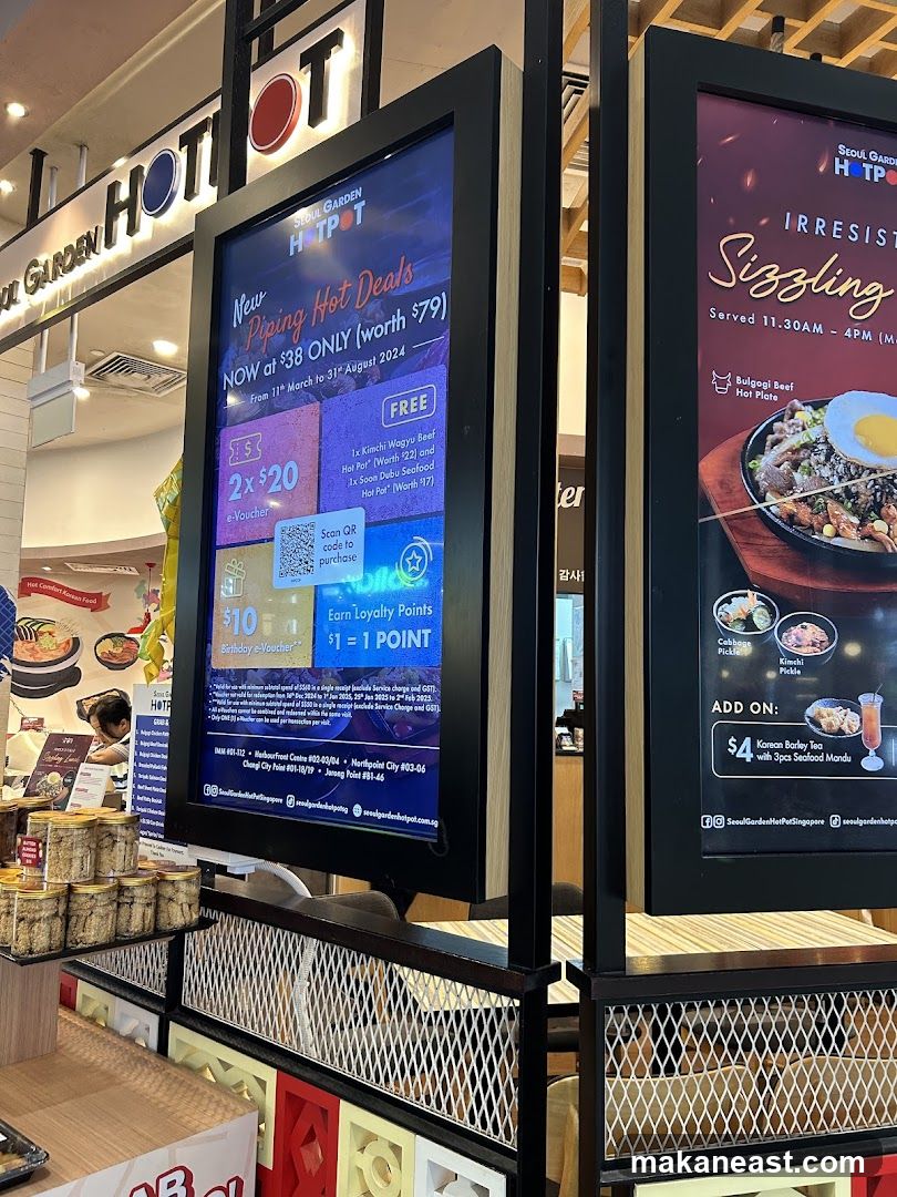 Seoul Garden Hotpot Digital Menu